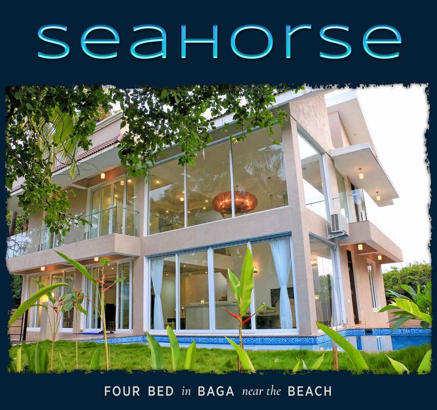four bed villa near baga beach